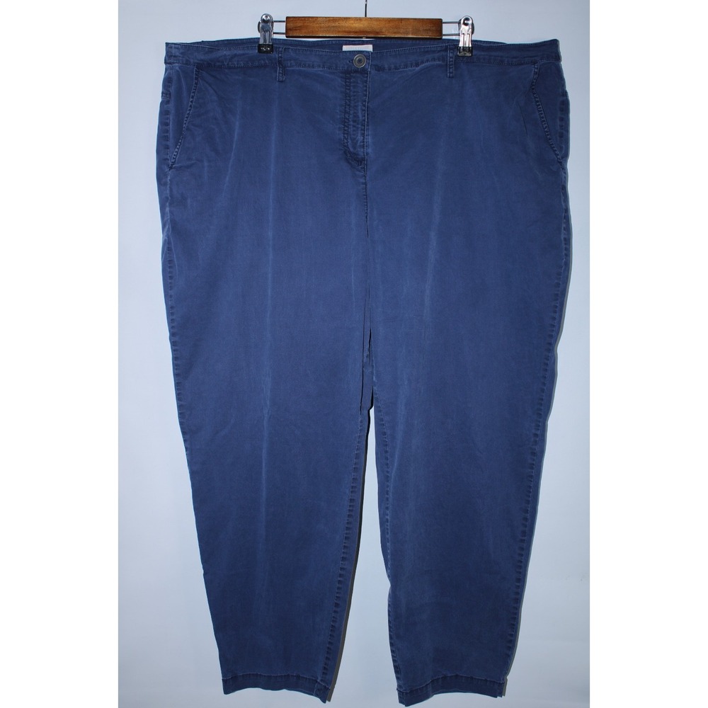 Eileen Fisher Women's 3XL Blue 26" Inseam Chino Pants